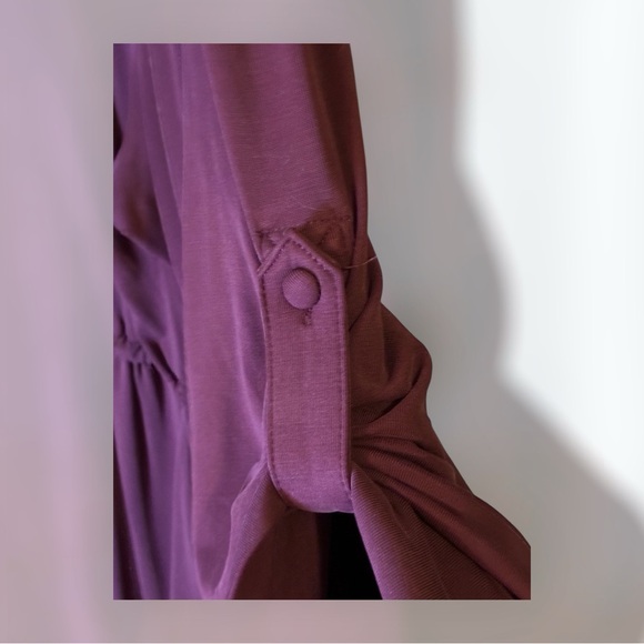 Torrid Mini Studio Challis Zip-Front Shirt Dress Potent Purple Plus Size 3 - Picture 7 of 12